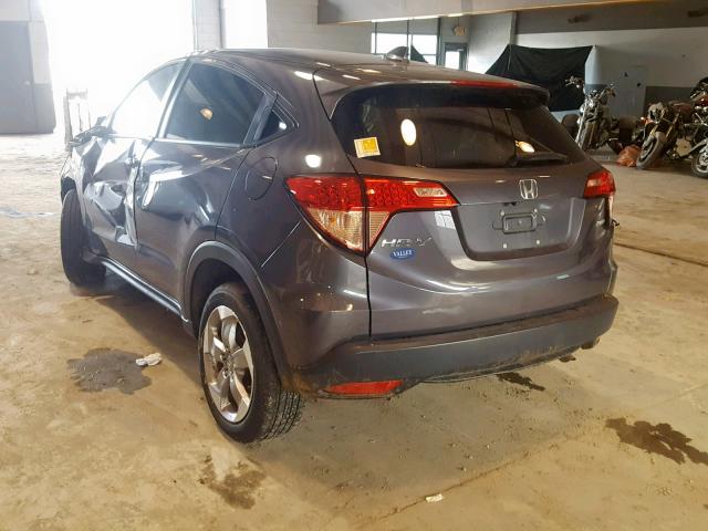 3CZRU6H59GM768396 - 2016 HONDA HR-V EX GRAY photo 3