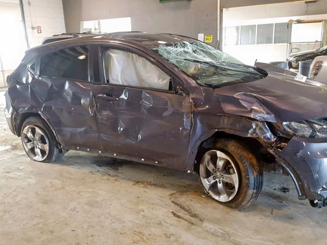 3CZRU6H59GM768396 - 2016 HONDA HR-V EX GRAY photo 9