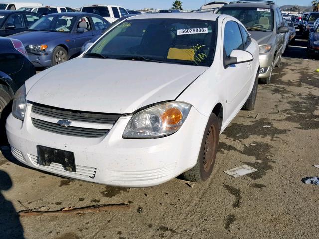 1G1AL18F287112806 - 2008 CHEVROLET COBALT LT WHITE photo 2