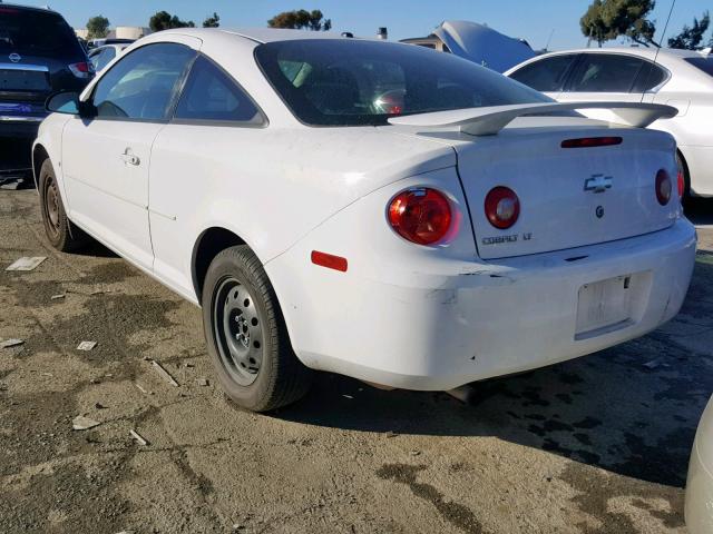 1G1AL18F287112806 - 2008 CHEVROLET COBALT LT WHITE photo 3