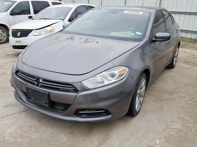 1C3CDFBA4DD182251 - 2013 DODGE DART SXT CHARCOAL photo 2