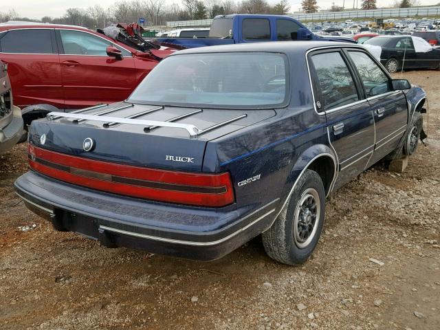 1G4AG54N4N6459020 - 1992 BUICK CENTURY SP BLUE photo 4