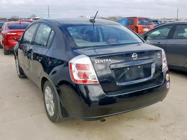 3N1AB61E49L652702 - 2009 NISSAN SENTRA 2.0 BLACK photo 3