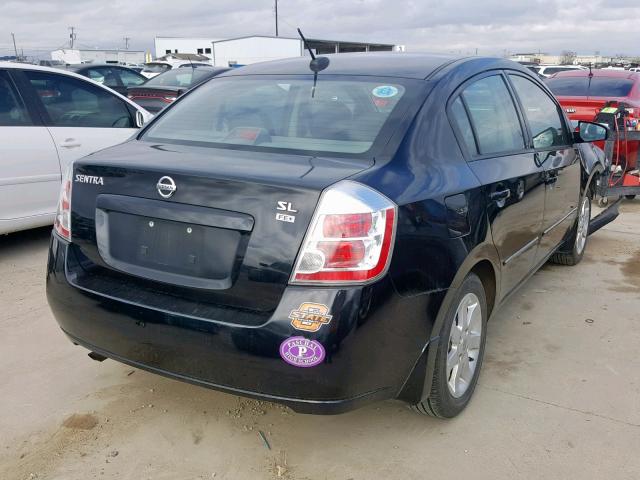 3N1AB61E49L652702 - 2009 NISSAN SENTRA 2.0 BLACK photo 4