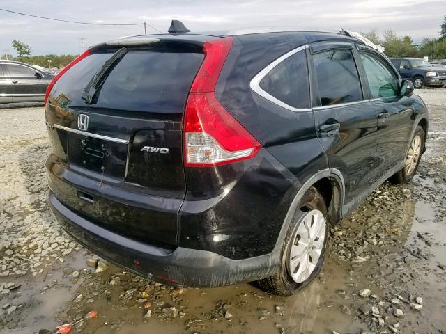 5J6RM4H73DL006099 - 2013 HONDA CR-V EXL BLACK photo 4