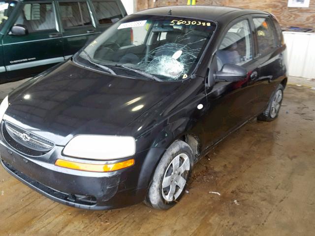 KL1TD66686B577783 - 2006 CHEVROLET AVEO BASE Qara foto 2