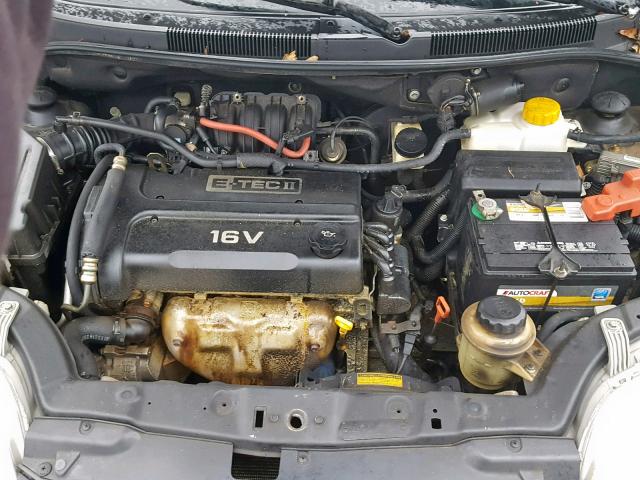 KL1TD66686B577783 - 2006 CHEVROLET AVEO BASE Qara foto 7