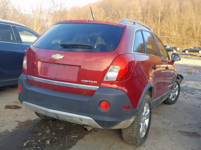 3GNAL2EK0DS536325 - 2013 CHEVROLET CAPTIVA LS 红色 照片 4