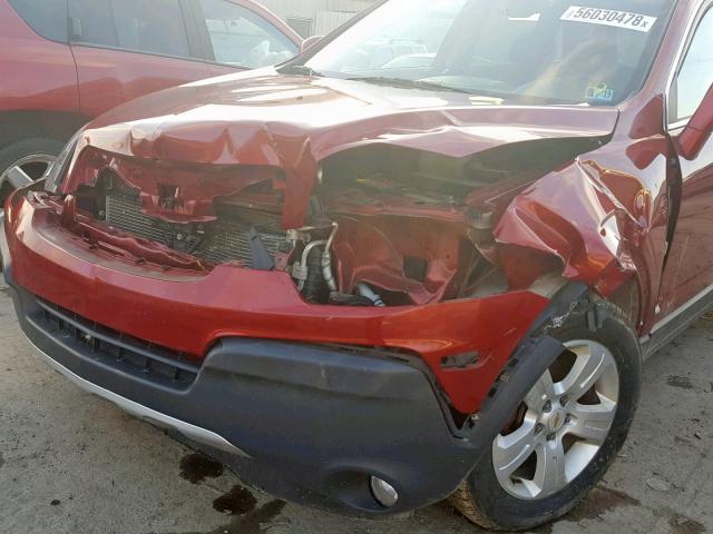 3GNAL2EK0DS536325 - 2013 CHEVROLET CAPTIVA LS 红色 照片 9