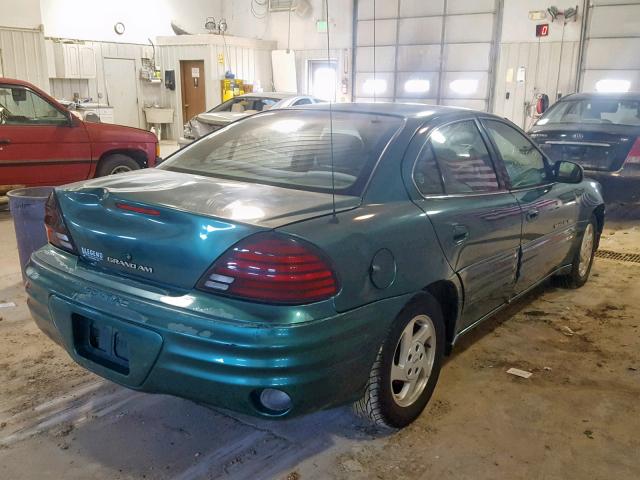 1G2NE52E2XM877982 - 1999 PONTIAC GRAND AM S GREEN photo 4