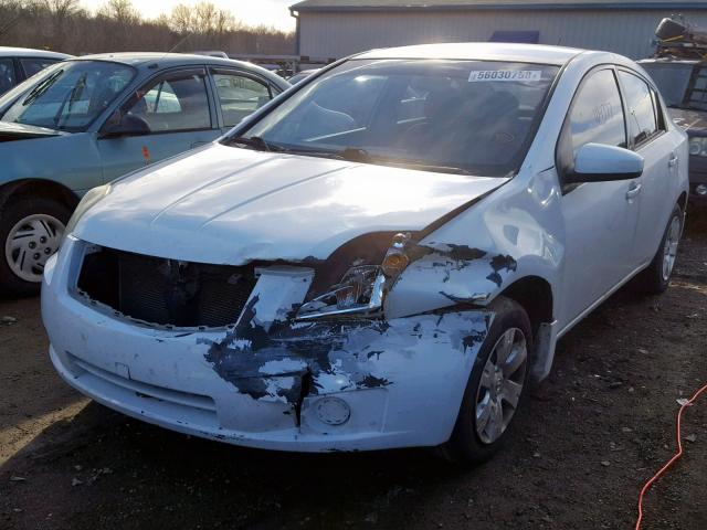 3N1AB61E59L628604 - 2009 NISSAN SENTRA 2.0 WHITE photo 2