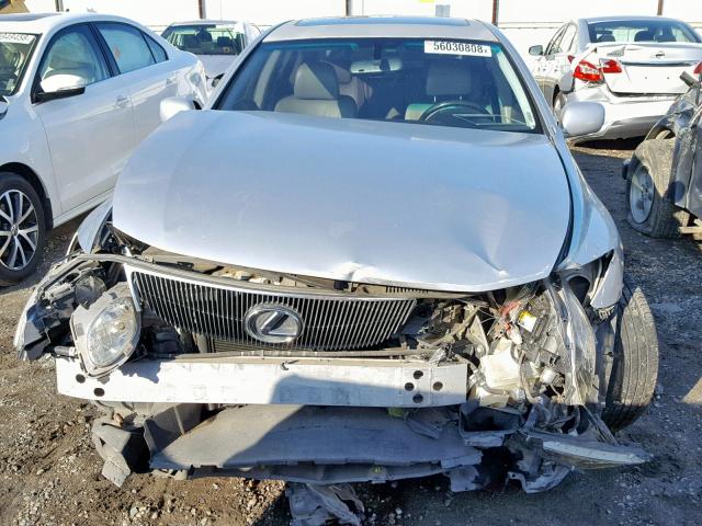 JTHBH96S965012088 - 2006 LEXUS GS GENERAT SILVER photo 9