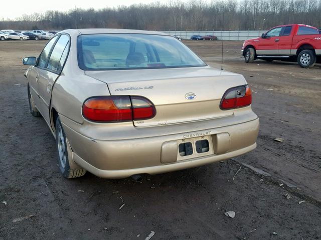 1G1NE52J92M618738 - 2002 CHEVROLET MALIBU LS Qəhvəyi foto 3