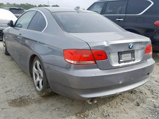 WBAWV13507PK49535 - 2007 BMW 328 I SULE GRAY photo 3