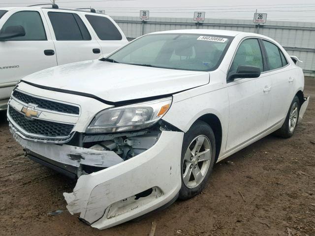 1G11B5SA4DF212526 - 2013 CHEVROLET MALIBU LS WHITE photo 2