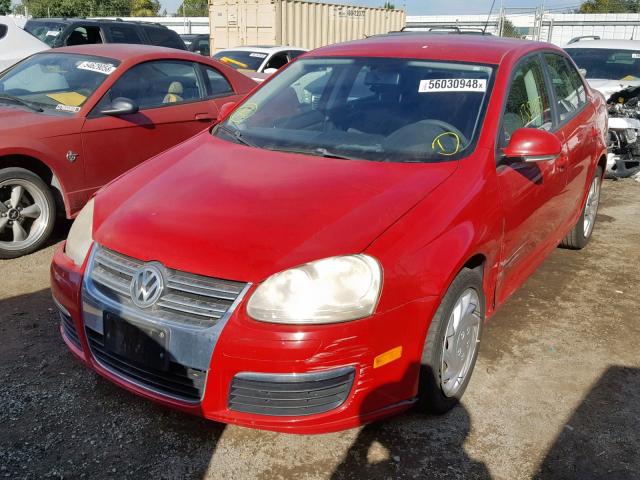 3VWPG71K27M189080 - 2007 VOLKSWAGEN JETTA 2.5 RED photo 2