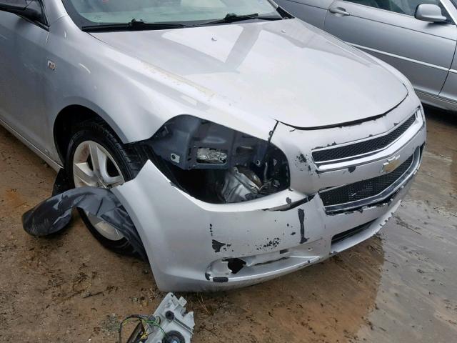 1G1ZG57B28F235203 - 2008 CHEVROLET MALIBU LS GRAY photo 9