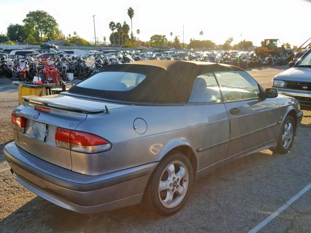 YS3DF78K417000633 - 2001 SAAB 9-3 SE GRAY photo 4