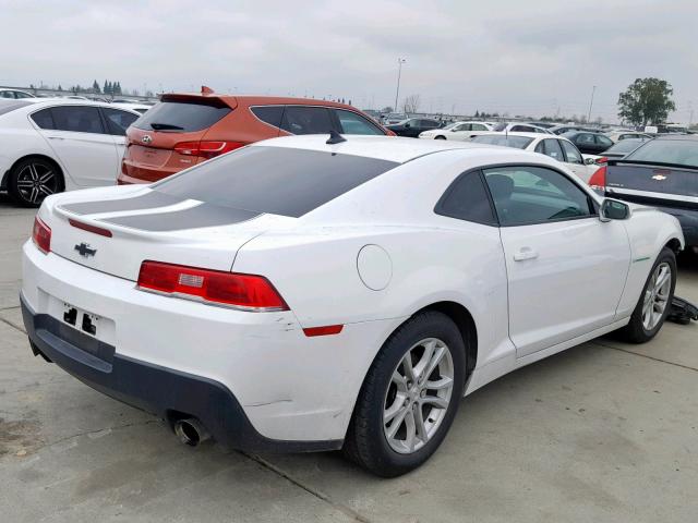 2G1FB1E34F9158541 - 2015 CHEVROLET CAMARO LS WHITE photo 4