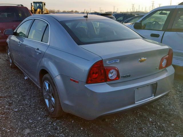 1G1ZH57B88F155093 - 2008 CHEVROLET MALIBU 1LT GRAY photo 3