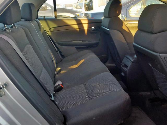 1G1ZH57B88F155093 - 2008 CHEVROLET MALIBU 1LT GRAY photo 6