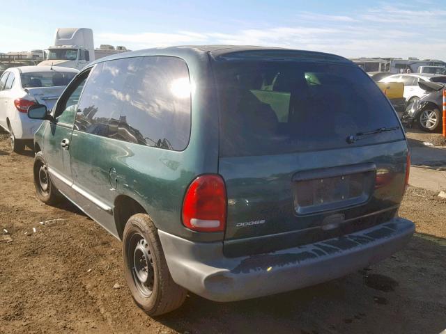 2B4GP25R5WR588048 - 1998 DODGE CARAVAN GREEN photo 3