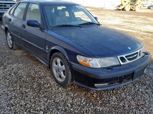 YS3DF58K612053920 - 2001 SAAB 9-3 SE BLUE photo 1