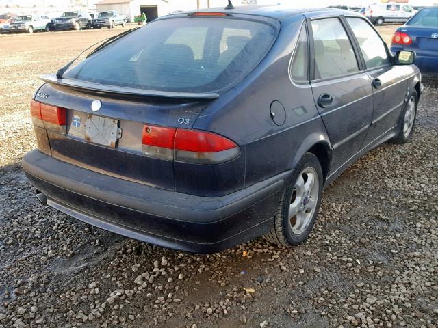 YS3DF58K612053920 - 2001 SAAB 9-3 SE BLUE photo 4