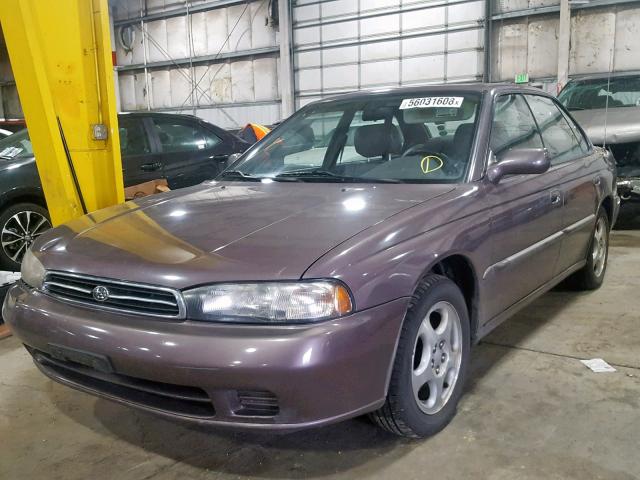 4S3BD6650T7205977 - 1996 SUBARU LEGACY LSI CHARCOAL photo 2