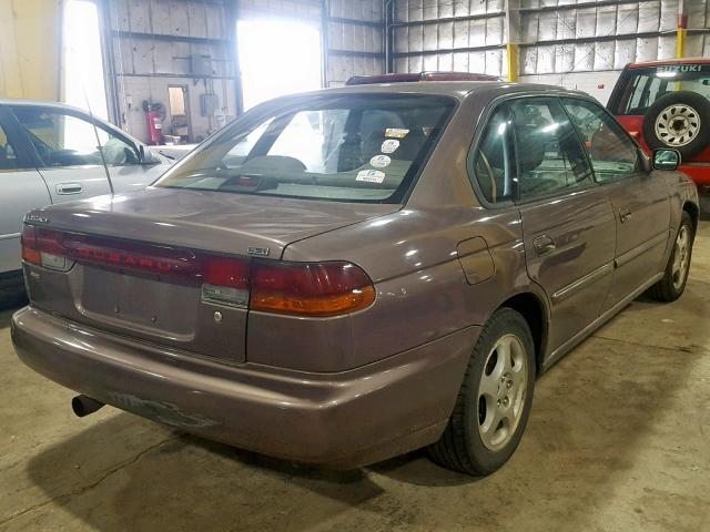 4S3BD6650T7205977 - 1996 SUBARU LEGACY LSI CHARCOAL photo 4