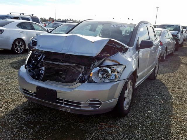 1B3HB48A89D207051 - 2009 DODGE CALIBER SX SILVER photo 2