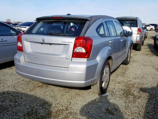 1B3HB48A89D207051 - 2009 DODGE CALIBER SX SILVER photo 4