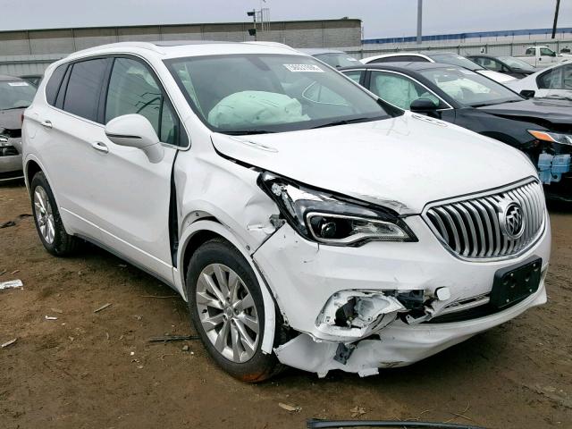 LRBFXDSA8HD012323 - 2017 BUICK ENVISION E WHITE photo 1