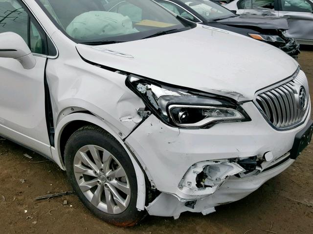 LRBFXDSA8HD012323 - 2017 BUICK ENVISION E WHITE photo 9