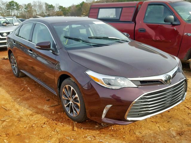 4T1BK1EBXJU285752 - 2018 TOYOTA AVALON XLE MAROON photo 1