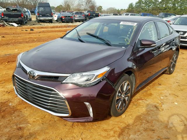 4T1BK1EBXJU285752 - 2018 TOYOTA AVALON XLE MAROON photo 2