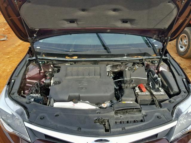 4T1BK1EBXJU285752 - 2018 TOYOTA AVALON XLE MAROON photo 7