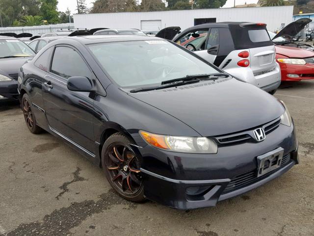 2HGFG12968H542705 - 2008 HONDA CIVIC EXL BLACK photo 1