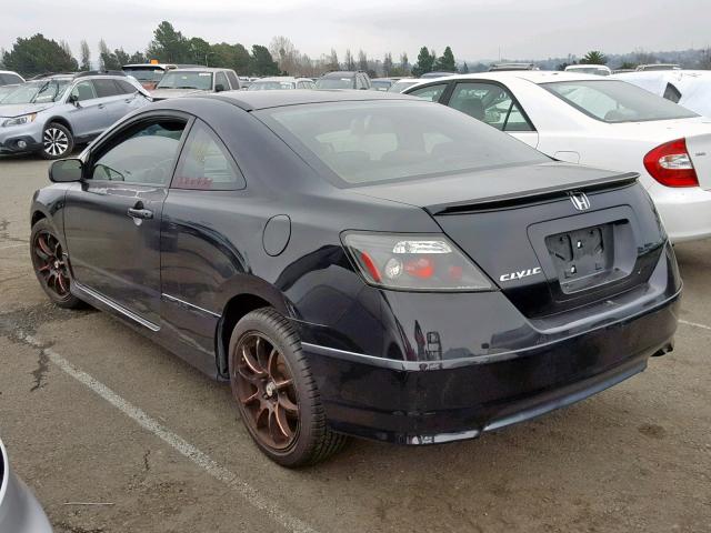 2HGFG12968H542705 - 2008 HONDA CIVIC EXL BLACK photo 3