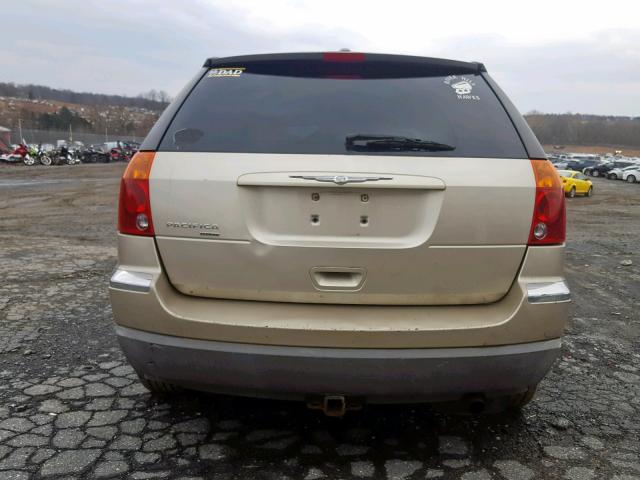 2C4GM68415R417833 - 2005 CHRYSLER PACIFICA T GOLD photo 9