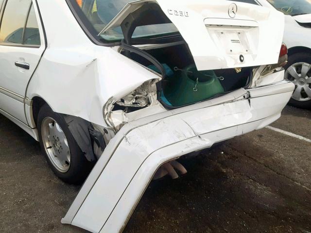 WDBHA23GXWA578838 - 1998 MERCEDES-BENZ C 230 WHITE photo 9