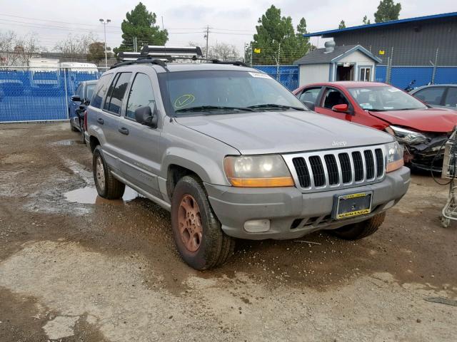 1J4GW48N0YC347420 - 2000 JEEP GRAND CHER SILVER photo 1