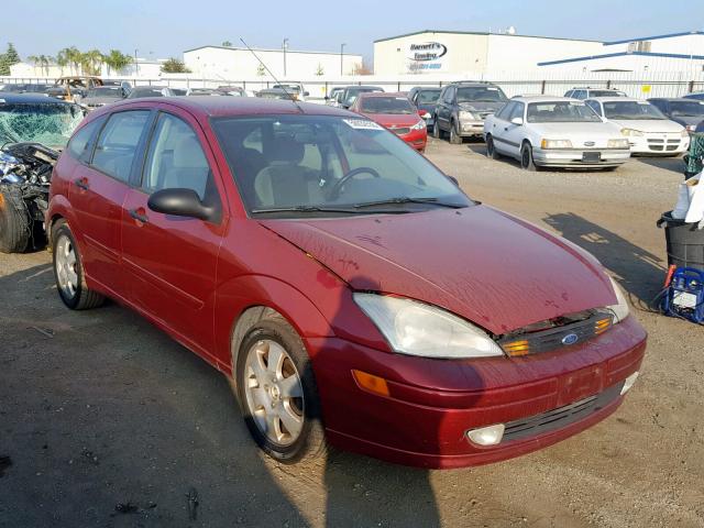 3FAHP37302R114704 - 2002 FORD FOCUS ZX5 MAROON photo 1