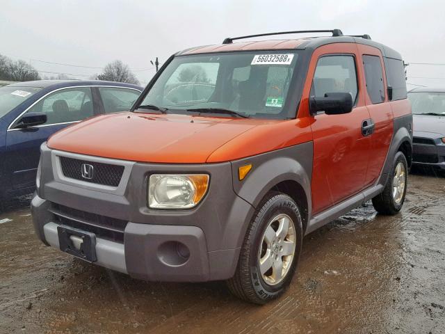 5J6YH28635L006133 - 2005 HONDA ELEMENT EX ORANGE photo 2