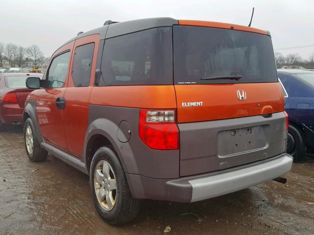 5J6YH28635L006133 - 2005 HONDA ELEMENT EX ORANGE photo 3