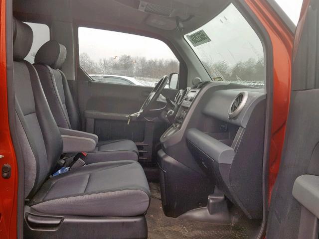 5J6YH28635L006133 - 2005 HONDA ELEMENT EX ORANGE photo 5