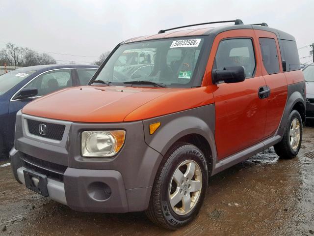 5J6YH28635L006133 - 2005 HONDA ELEMENT EX ORANGE photo 9