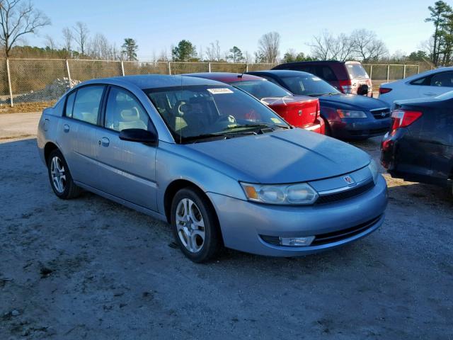 1G8AL52F63Z157522 - 2003 SATURN ION LEVEL BLUE photo 1