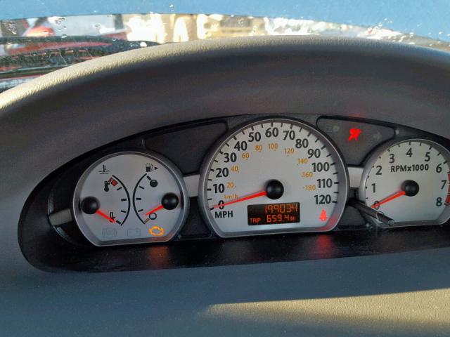 1G8AL52F63Z157522 - 2003 SATURN ION LEVEL BLUE photo 8