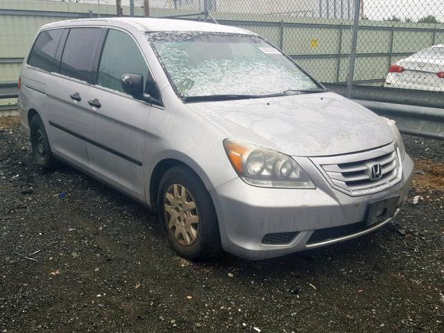 5FNRL3H29AB053403 - 2010 HONDA ODYSSEY LX SILVER photo 1